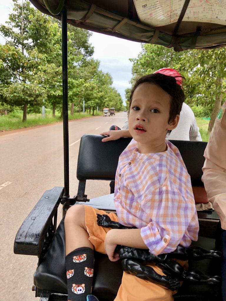 Tuk tuk ride Angkor Wat Siem Reap